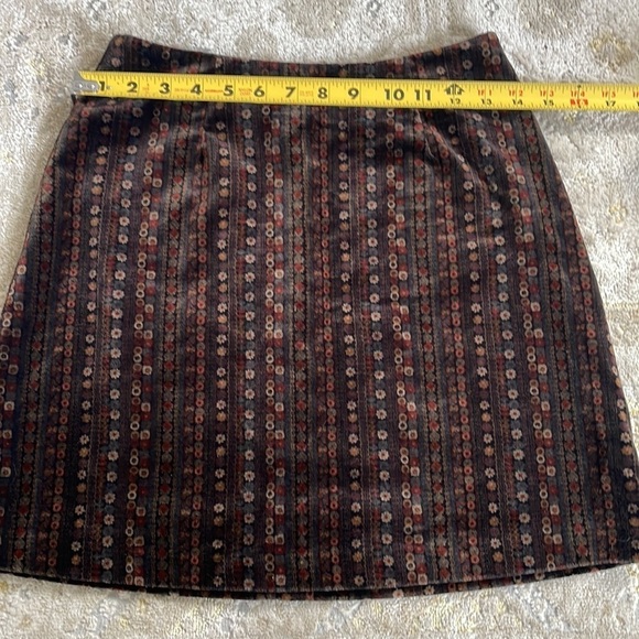 Vintage Express Velvet Mini Skirt - Picture 9 of 12